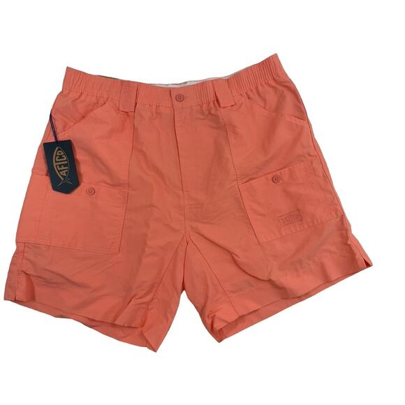 AFTCO‎ M01 Men Fishing Shorts Size 40 8” Inseam Desert Coral - Picture 1 of 7